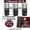 Lot Hair 30 Acajou: Lot de 3 flacons + 1 testeur de la même contenance ( 33 € le flacon)