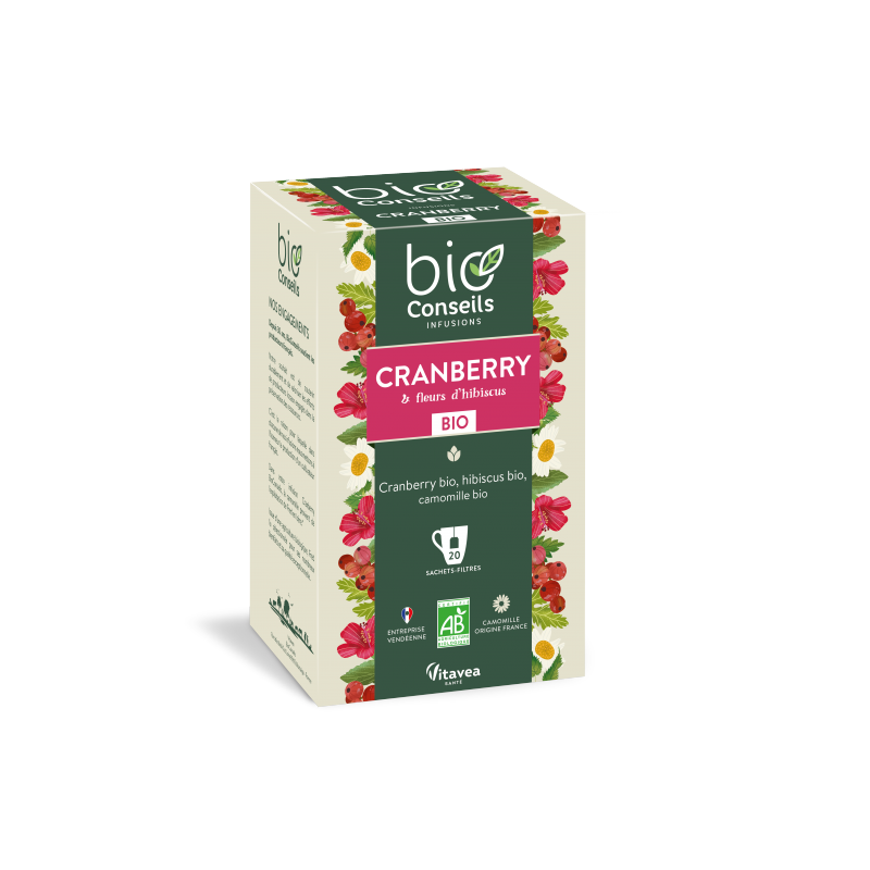 Infusion Cranberry Bio  20 sachets de bioConseils